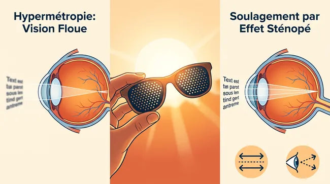 Hypermétropie : peut-on la soulager naturellement avec des lunettes à trous ?