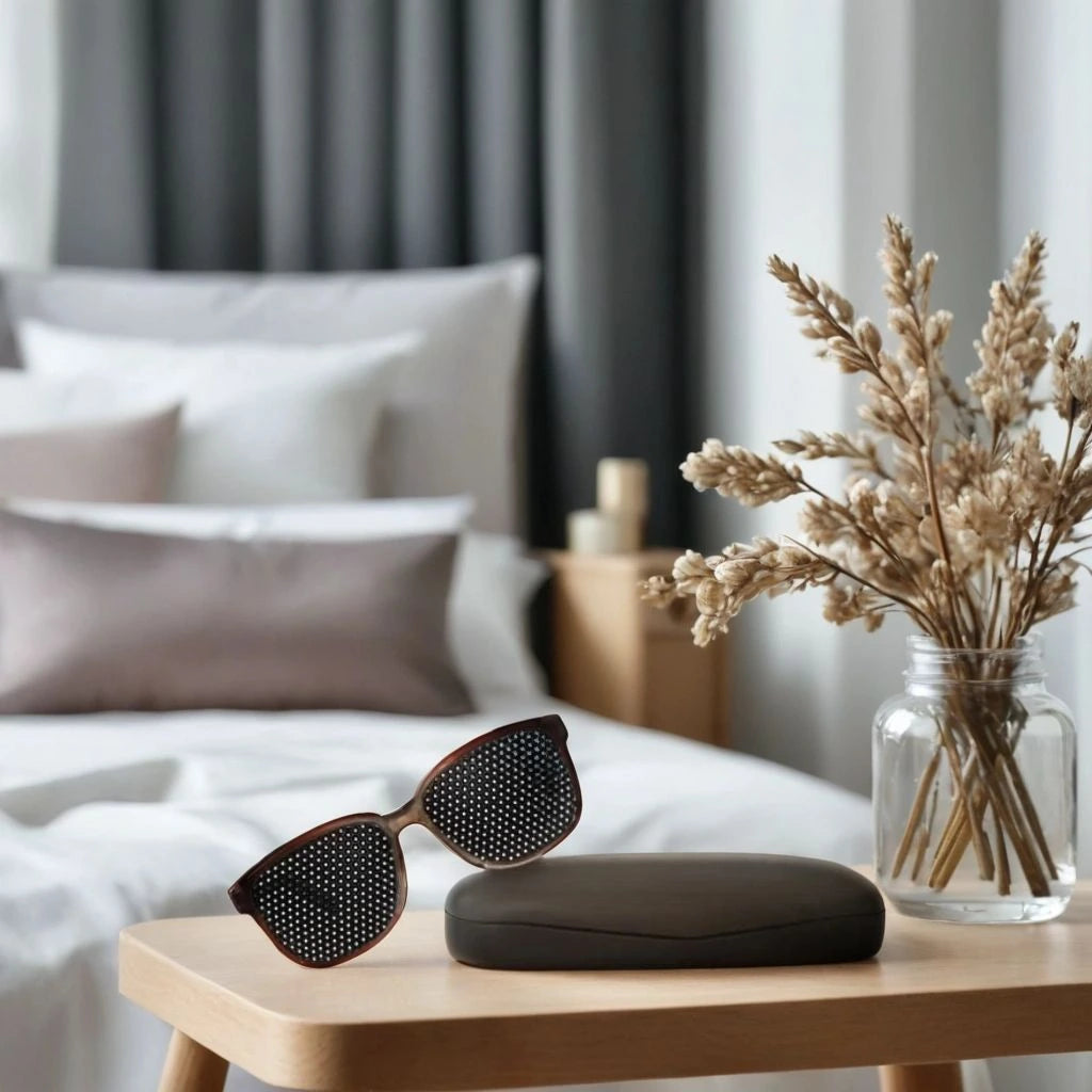 Ophtalgym glasses - glasses with holes + its booklet