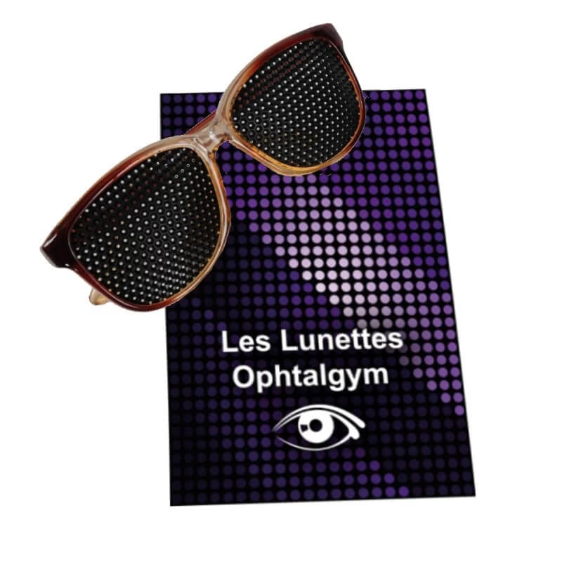 ophtalgym lunettes a trous et son livret